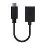 Nanocable Cable USB 2.0 USB-C Macho a USB-A Hembra, 0,15m, Negro